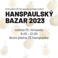 Hanspaulský bazar 2023